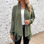 Casual Strikket Cardigan