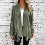 Casual Strikket Cardigan