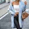 Casual Rutete Strikket Cardigan