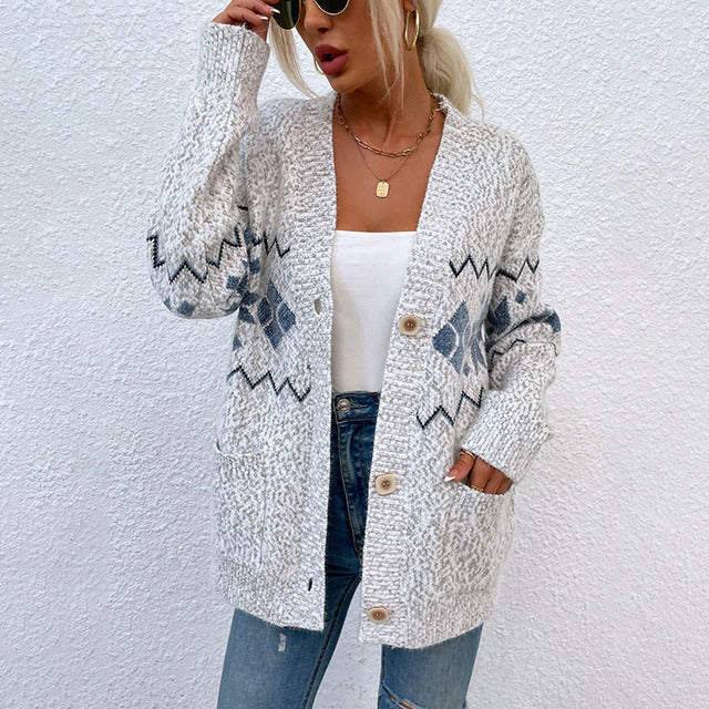 Uformell Strikket Cardigan