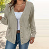 Casual Strikket Cardigan