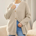 Casual Strikket Cardigan