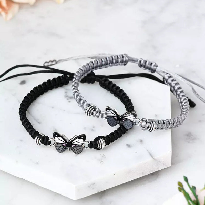 Sommerfugl Håndvevd Armbånd