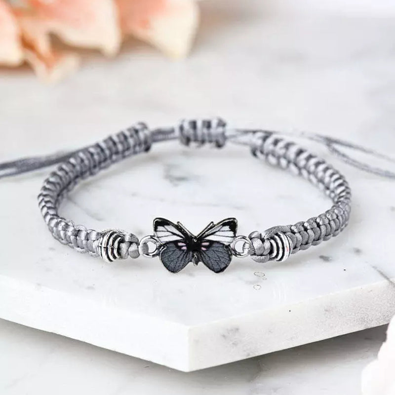 Sommerfugl Håndvevd Armbånd