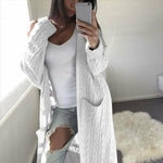 Casual Varmstrikket Cardigan