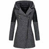 Elegant Casual Patchwork Kåpe