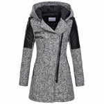 Elegant Casual Patchwork Kåpe